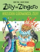 Cover-Bild zum Titel 'Zilly und Zingaro. Herzlichen Glückwunsch, Zilly!' von 'Korky Paul, Valerie Thomas'