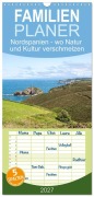 Cover-Bild zum Titel 'Familienplaner 2027 - Nordspanien - wo Natur und Kultur verschmelzen mit 5 Spalten (Wandkalender, 21 x 45 cm) CALVENDO' von ''