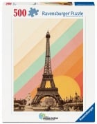 Cover-Bild zum Titel 'Erwachsenenpuzzle 500 Teile - Pariser Regenbogen' von ''