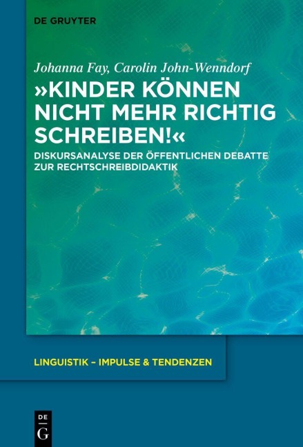 'Kinder können nicht mehr richtig schreiben!' - Johanna Fay, Carolin John-Wenndorf