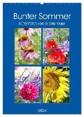 Bunter Sommer (Wandkalender 2024 DIN A2 hoch), CALVENDO Monatskalender - Gisela Kruse