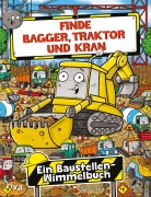 Cover-Bild zum Titel 'Finde Bagger, Traktor und Kran' von 'James Cottell'