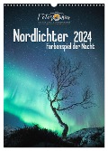 Nordlichter ¿ Farbenspiel der Nacht (Wandkalender 2024 DIN A3 hoch), CALVENDO Monatskalender - Sebastian Worm