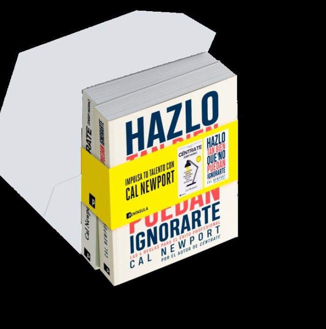 ESTUCHE CAL NEWPORT. CENTRATE (DEEP WORK) + HAZLO TAN BIEN QUE NO PUEDAN IGNORARTE - 