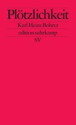 Cover-Bild zum Titel 'Plötzlichkeit' von 'Karl Heinz Bohrer'