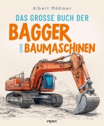 Cover-Bild zum Titel 'Das große Buch der Bagger und Baumaschinen' von 'Albert Mößmer'