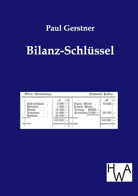 Bilanz-Schlüssel - Paul Gerstner