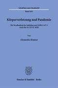 Cover-Bild zum Titel 'Körperverletzung und Pandemie' von 'Alessandra Simmer'
