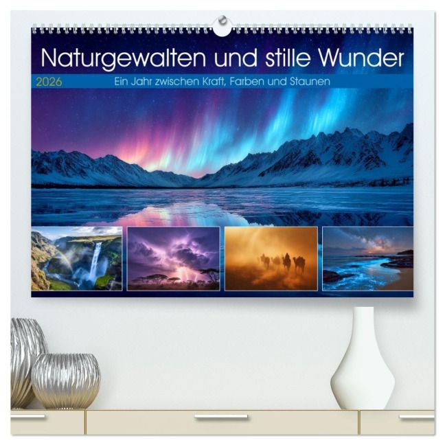 Naturgewalten und stille Wunder (hochwertiger Premium Wandkalender 2026 DIN A2 quer), Kunstdruck in Hochglanz - Steffen Gierok-Latniak