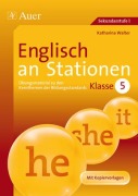 Cover-Bild zum Titel 'Englisch an Stationen. Klasse 5' von 'Katharina Walter'