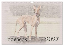 Cover-Bild zum Titel 'Podencos 2027 (Wandkalender 2027 DIN A3 quer), CALVENDO Monatskalender' von 'Andrea Redecker'