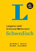 Cover-Bild zum Titel 'Langenscheidt Universal-Wörterbuch Schwedisch' von ''