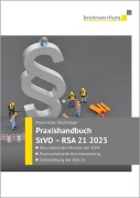 Cover-Bild zum Titel 'Praxishandbuch StVO - RSA 21 Ausgabe 2025' von 'Maximilian Strohmayer'