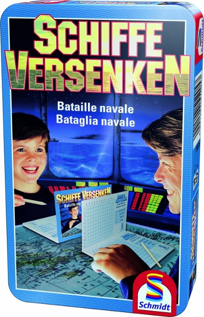 Schiffe versenken. In Blechdose - 