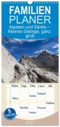 Cover-Bild zum Titel 'Familienplaner 2027 - Alpstein und Säntis - Kleines Gebirge, ganz groß mit 5 Spalten (Wandkalender, 21 x 45 cm) CALVENDO' von 'Thomas Bichler'