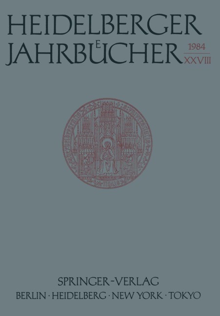 Heidelberger Jahrbücher - 