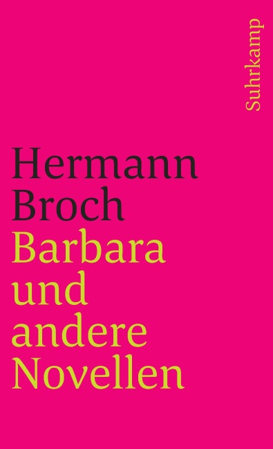 Barbara und andere Novellen - Hermann Broch
