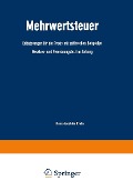 Cover-Bild zum Titel 'Mehrwertsteuer' von 'Hans-Joachim Krebs'