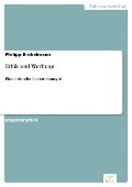 Cover-Bild zum Titel 'Ethik und Werbung' von 'Philipp Brökelmann'