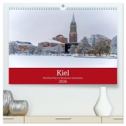 Cover-Bild zum Titel 'Kiel - Maritimes Flair im Wandel der Jahreszeiten (hochwertiger Premium Wandkalender 2026 DIN A2 quer), Kunstdruck in Hochglanz' von 'Karsten Rahn'