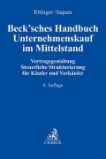 Cover-Bild zum Titel 'Beck'sches Handbuch Unternehmenskauf im Mittelstand' von ''