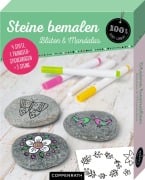 Steine bemalen. Blüten & Mandalas - 