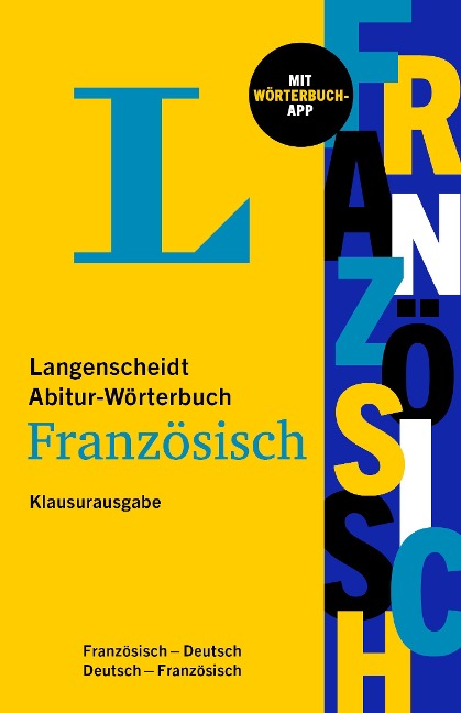 Langenscheidt Abitur-Wörterbuch Französisch - Klausurausgabe - 