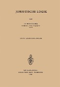 Cover-Bild zum Titel 'Juristische Logik' von 'Ulrich Klug'