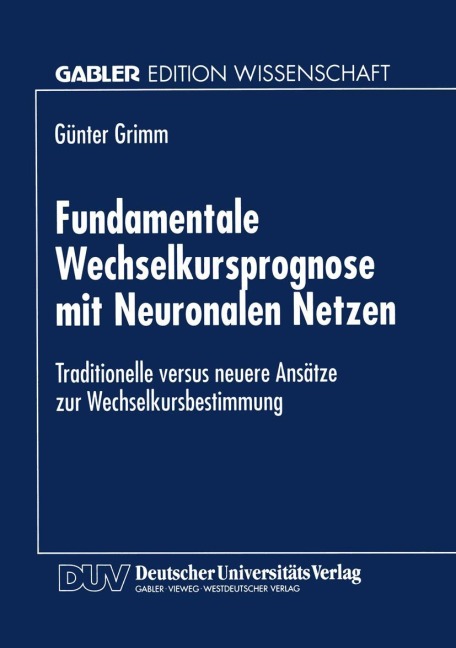 Fundamentale Wechselkursprognose mit Neuronalen Netzen - 