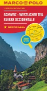 Cover-Bild zum Titel 'MARCO POLO Regionalkarte Schweiz 01 - westlicher Teil 1:200.000' von 'Marco Polo Verlag'