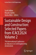 Cover-Bild zum Titel 'Sustainable Design and Construction: Selected Papers from ICACE2024 Volume 2' von ''