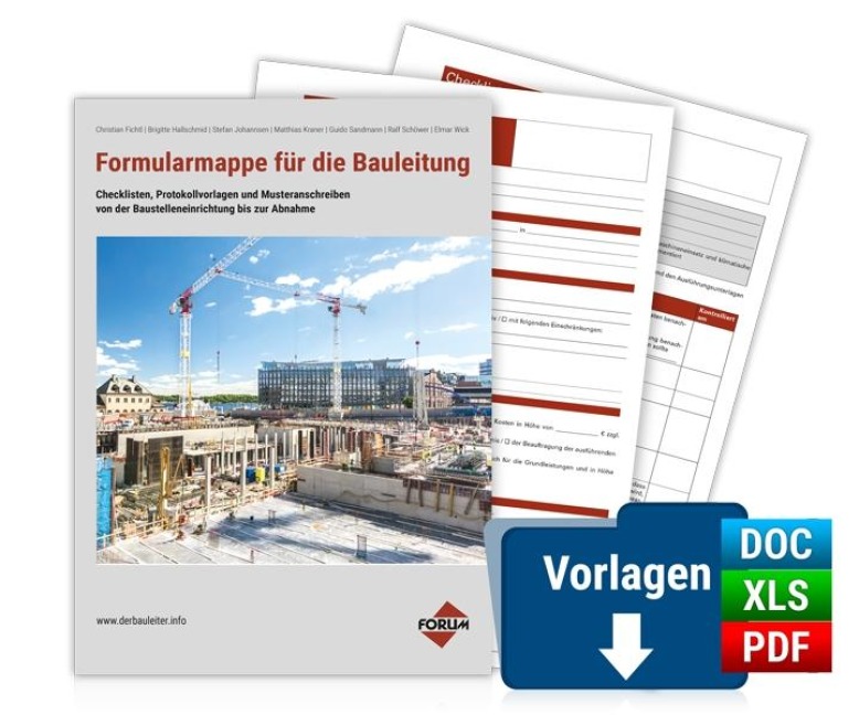 Formularmappe für die Bauleitung - Forum Verlag Herkert Gmbh
