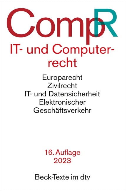 IT- und Computerrecht - Jochen Schneider