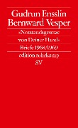 Cover-Bild zum Titel 'Notstandsgesetze von Deiner Hand' von 'Gudrun Ensslin, Bernward Vesper'