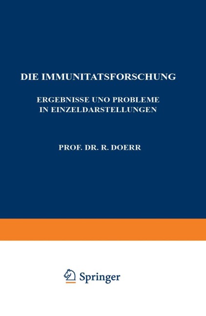 Die Immunitätsforschung - Robert Doerr