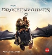 Drachenzähmen Postkartenkalender 2026 - 