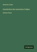 Cover-Bild zum Titel 'Geschichte des teutschen Volkes' von 'Heinrich Luden'