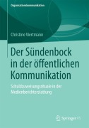 Cover-Bild zum Titel 'Der Sündenbock in der öffentlichen Kommunikation' von 'Christine Viertmann'
