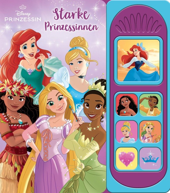Disney Prinzessin - Starke Prinzessinnen - Soundbuch - Pappbilderbuch mit 7 Geräuschen - 