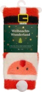 Cover-Bild zum Titel 'Weihnachtswunderland, Couch-Flauschsocken, Santa Claus, Größe 36-41' von ''