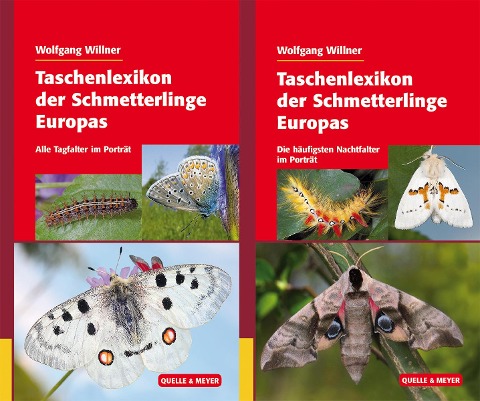 Taschenlexikon der Schmetterlinge Europas - 2 Bände im Paket - Wolfgang Willner