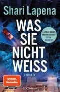 Cover-Bild zum Titel 'Was sie nicht weiß' von 'Shari Lapena'