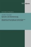 Cover-Bild zum Titel 'Sprache und Anerkennung' von 'Jindrich Karásek'