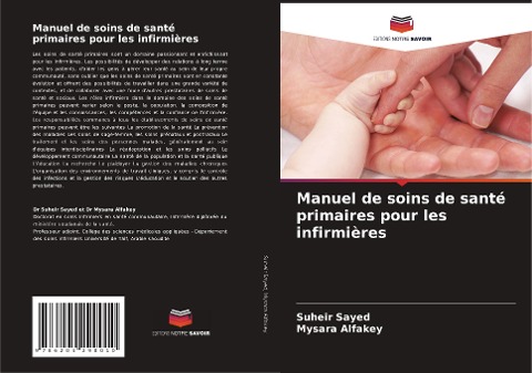 Manuel de soins de santé primaires pour les infirmières - Suheir Sayed, Mysara Alfakey