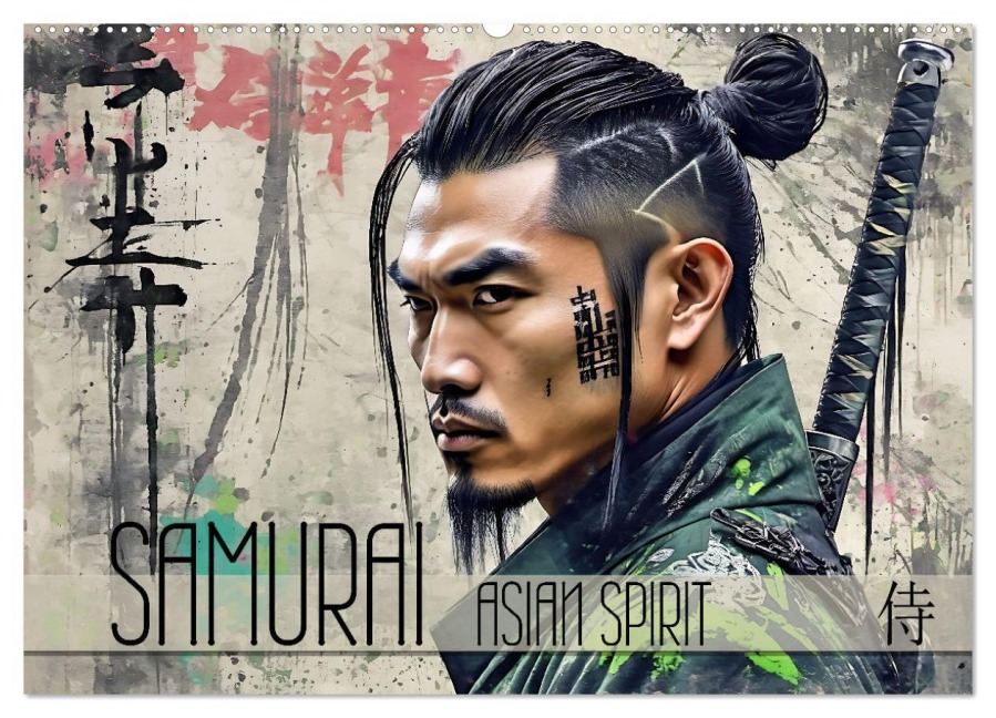 Samurai - Asian Spirit (Wandkalender 2026 DIN A2 quer), CALVENDO Monatskalender - Renate Utz