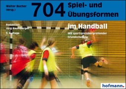 Cover-Bild zum Titel '704 Spiel- und Übungsformen im Handball' von 'Jürg Baumberger'