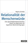 Cover-Bild zum Titel 'Relationalität der Menschenwürde' von 'Regina Schidel'