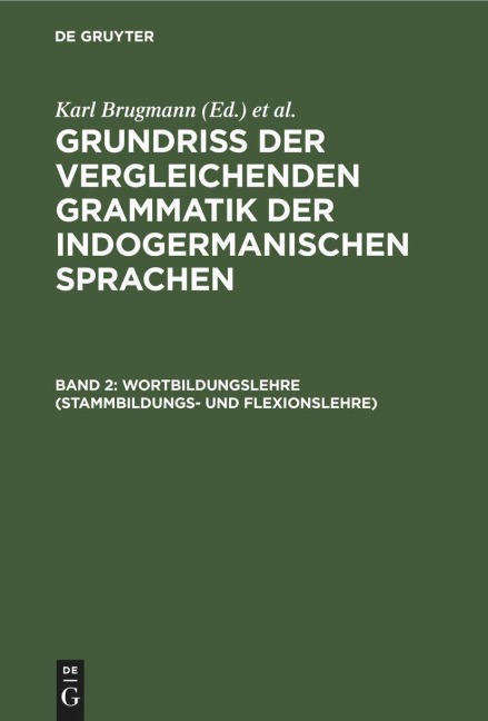Wortbildungslehre (Stammbildungs- und Flexionslehre) - 