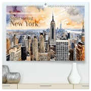 Sightseeing New York (hochwertiger Premium Wandkalender 2025 DIN A2 quer), Kunstdruck in Hochglanz - Claudia Kleemann