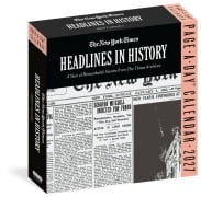 Cover-Bild zum Titel 'The New York Times Headlines in History Page-A-Day® Calendar 2027' von 'New The, Workman Calendars'